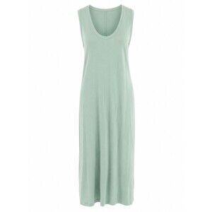 Fresh Produce Mint Green Maxi Tank Dress Sz M Rayon Lycra Stretch Casual Resort